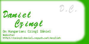 daniel czingl business card